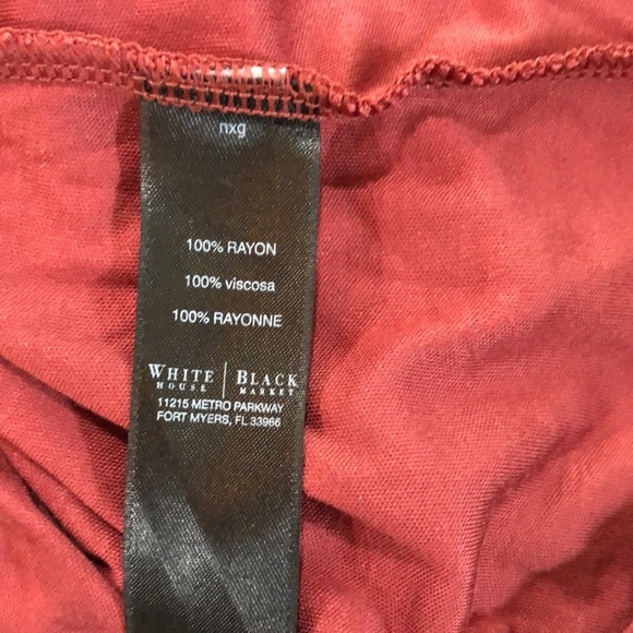 White House Black Market wrap top size medium - Picture 7 of 9